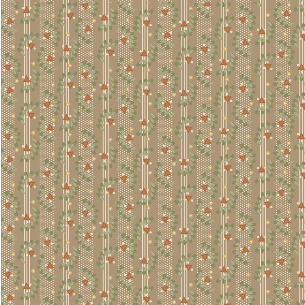Front Porch Railings - Taupe – fabric – colorful textile design