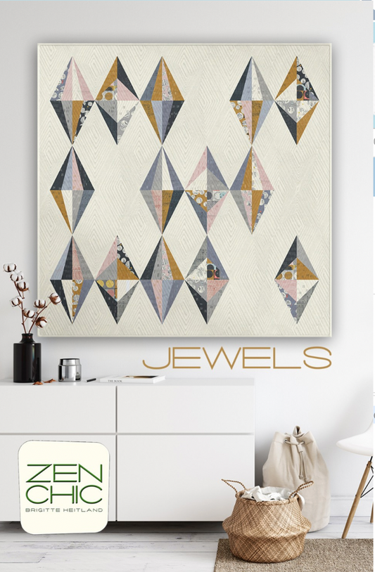 Jewels, From Zen Chic By Heitland, Brigitte In Quilts