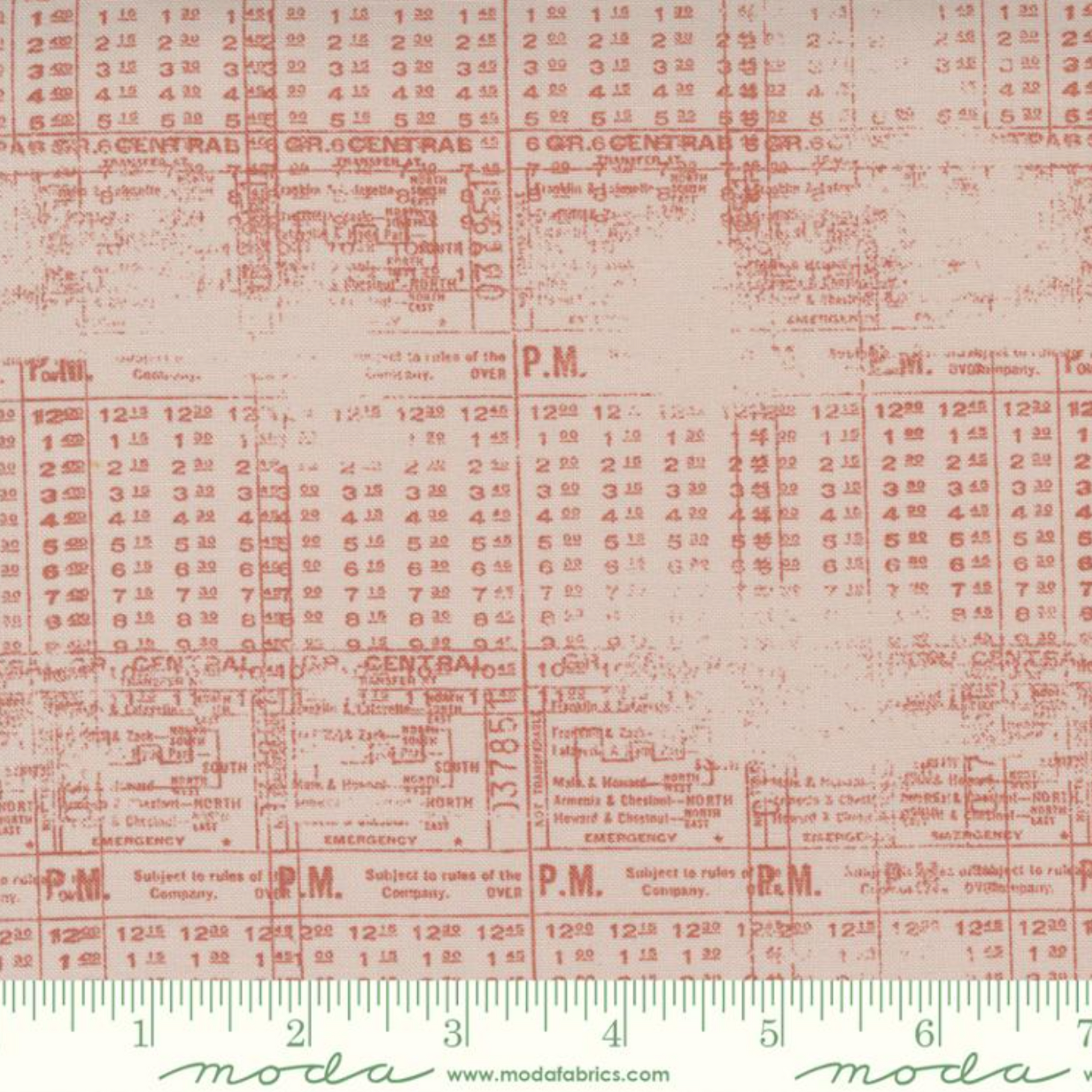 Celestial Rose Quartz Stamps Text – fabric – modern patchwork