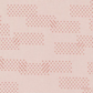 Close-up of Celestial Washi Rose Quartz fabric by Zen Chic for Moda Fabrics, with scattered dotted geometric marks on a blush-pink background