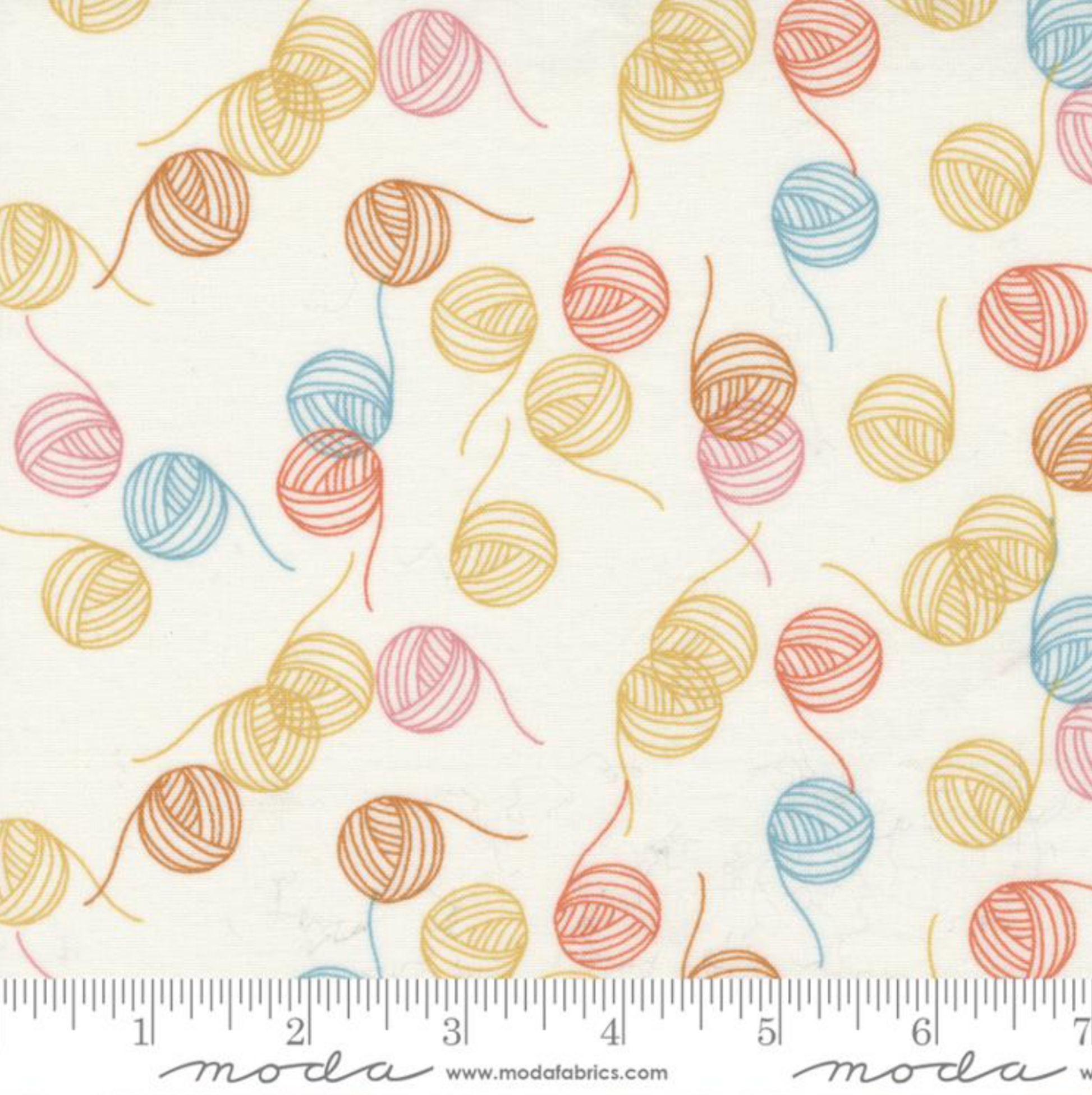 Lazy Afternoon Vanilla Multi – fabric – modern patchwork