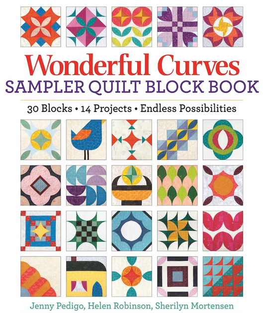 Wonderful Curves Sampler Quilt Block Book