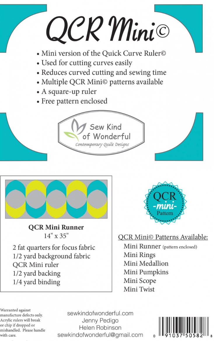 Mini Quick Curve Ruler – notion – colorful textile design