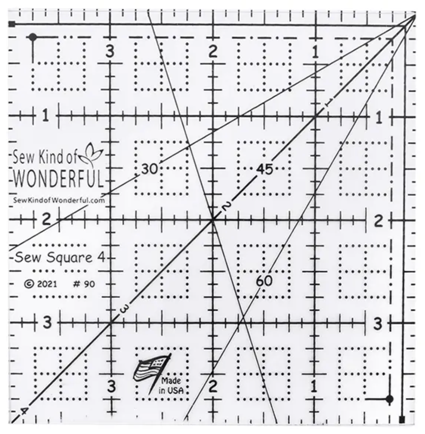 Sew Square 4 Ruler