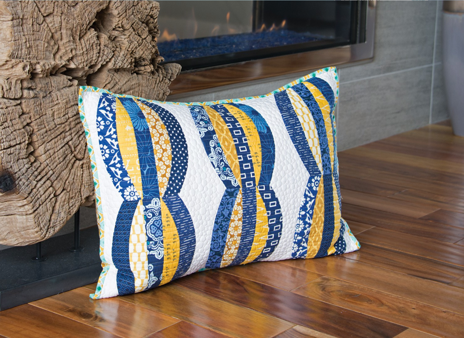 Contemporary Curved Quilts – book – colorful textile design