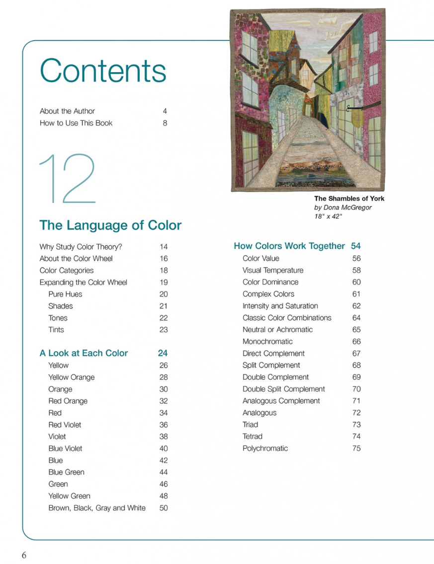 A Fiber Artist Guide to Color & Design The Basics & Beyond – book – colorful textile design