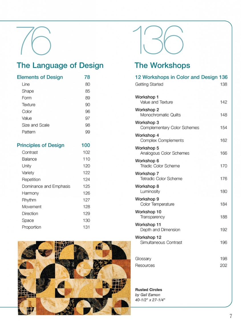 A Fiber Artist Guide to Color & Design The Basics & Beyond – book – colorful textile design