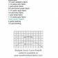 Posh Blossom – quilt pattern – colorful textile design