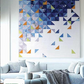Bluish Stitched Up Blueprint – fabric – modern patchwork