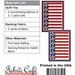 Olde Glory – quilt pattern – colorful textile design