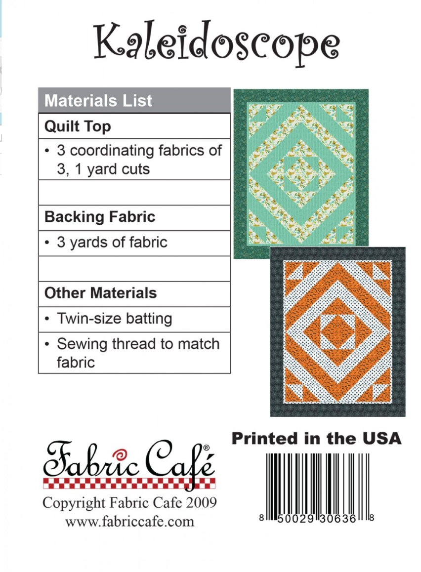Kaleidoscope – quilt pattern – colorful textile design