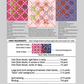 Fiona's Daisy Chain – quilt pattern – colorful textile design