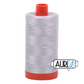 Mako Cotton Thread Solid 50wt 1300yds Aluminum – notion – colorful textile design