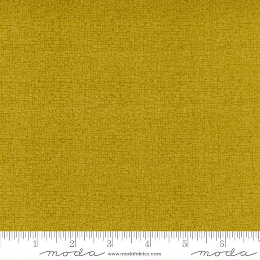 Thatched Green Cury – fabric – colorful textile design