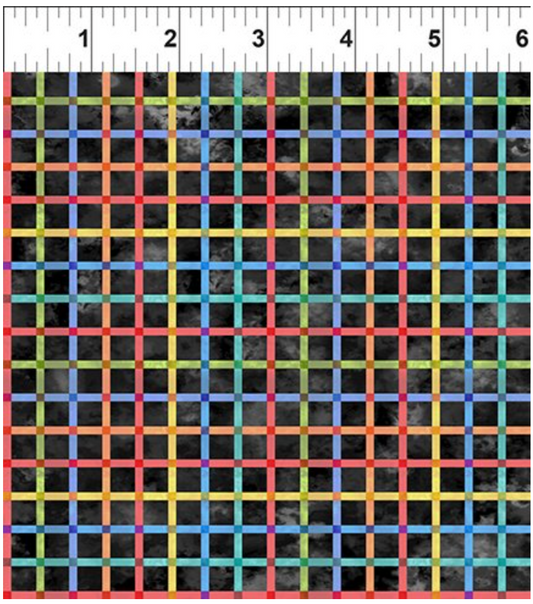 On the Go - Plaid Multi by Jason Yenter (In the Beginning Fabrics)