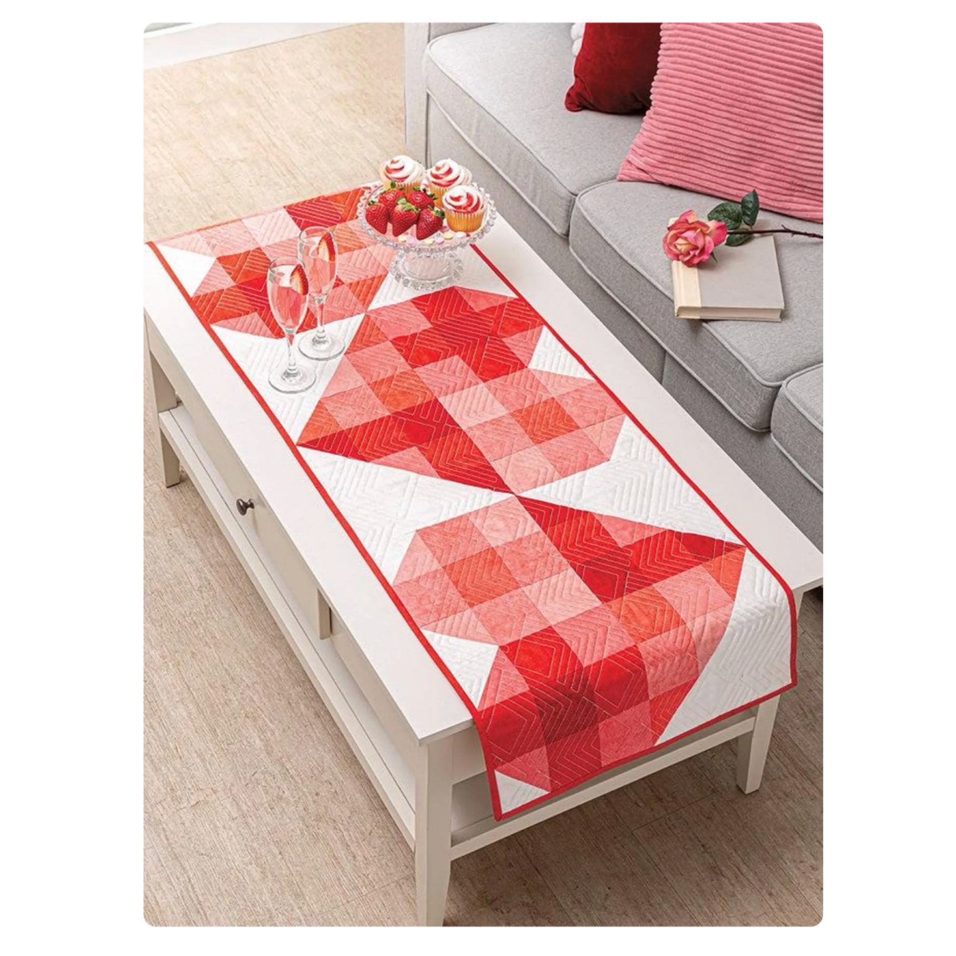 Seasonal quilt table runner pattern from Quilted Projects for All Seasons