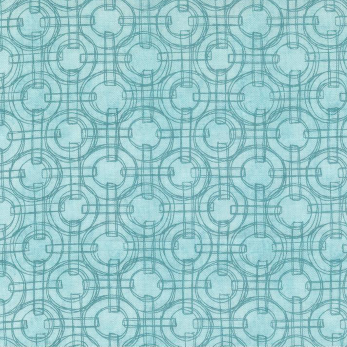 Teal geometric pattern on a teal background