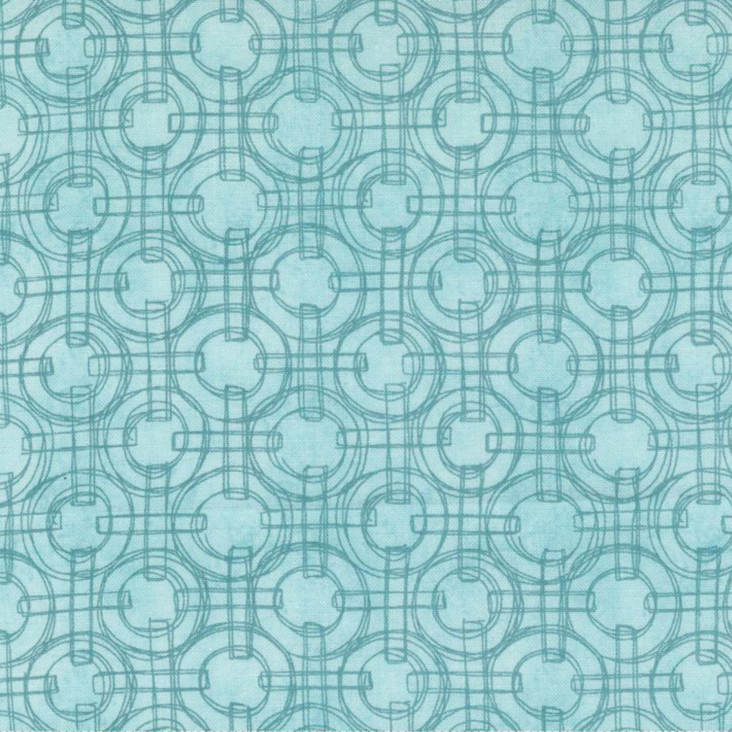 Teal geometric pattern on a teal background
