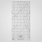 Quick Straight quilting ruler 6x13 – clear acrylic ruler with grid lines and angled cutting guide