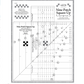 Nine Patch Square Up ruler – acrylic quilting tool for trimming perfect nine patch blocks