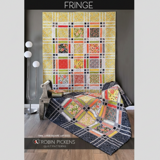 Fringe Quilt Pattern – Layer Cake Friendly – 3 Sizes Included