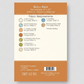 Back cover of Baby Bear quilt pattern showing fabric requirements, yardage chart, and finished quilt size details