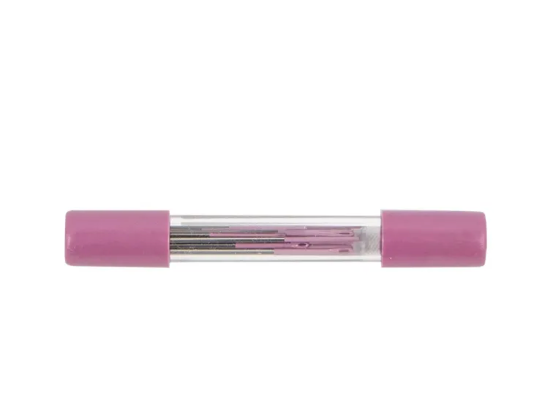 Lori Holt Binding Nifty Needles Tube – 18 Color-Coded Needles