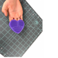 The Gypsy Quilter Cutting Mat Cleaning Pad Heart Shaped 3-1/4in x 1in
