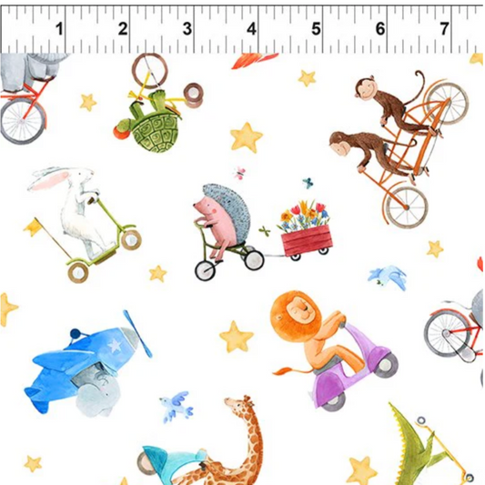 On the Go - Tossed - Multi by Jason Yenter (In the Beginning Fabrics)