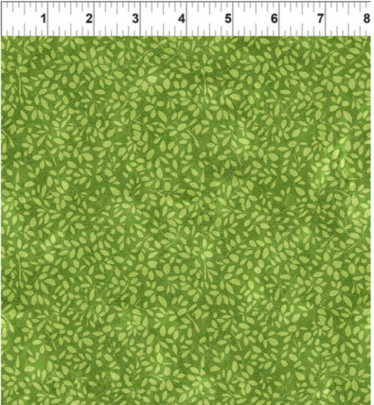 On the Go – Leaves Green  by Jason Yenter (In the Beginning Fabrics)