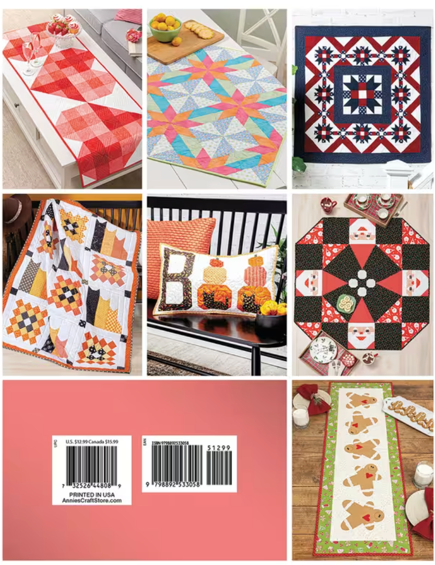 Create beautiful seasonal quilt projects that can be enjoyed throughout the year with Quilted Projects for All Seasons.