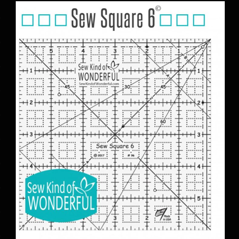 Sew Square 6 Ruler