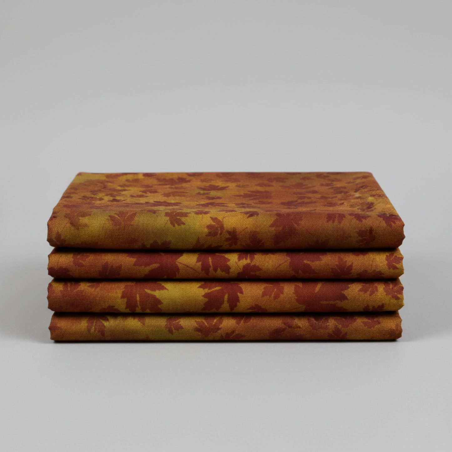 Autumn Celebration Brown Maple Leaves quilting cotton fabric in rich brown hues – coordinating seasonal fabric