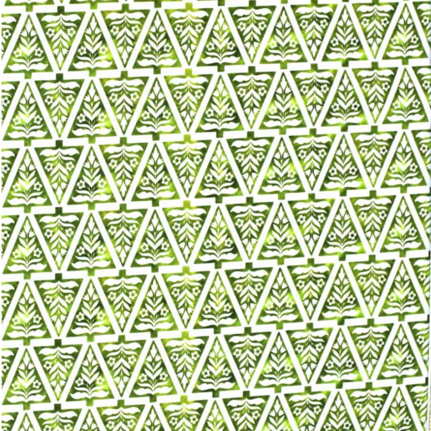 NYSNO (New Snow) - Green Trees – fabric – colorful textile design