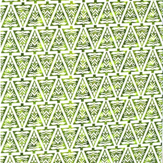 NYSNO (New Snow) - Green Trees – fabric – colorful textile design