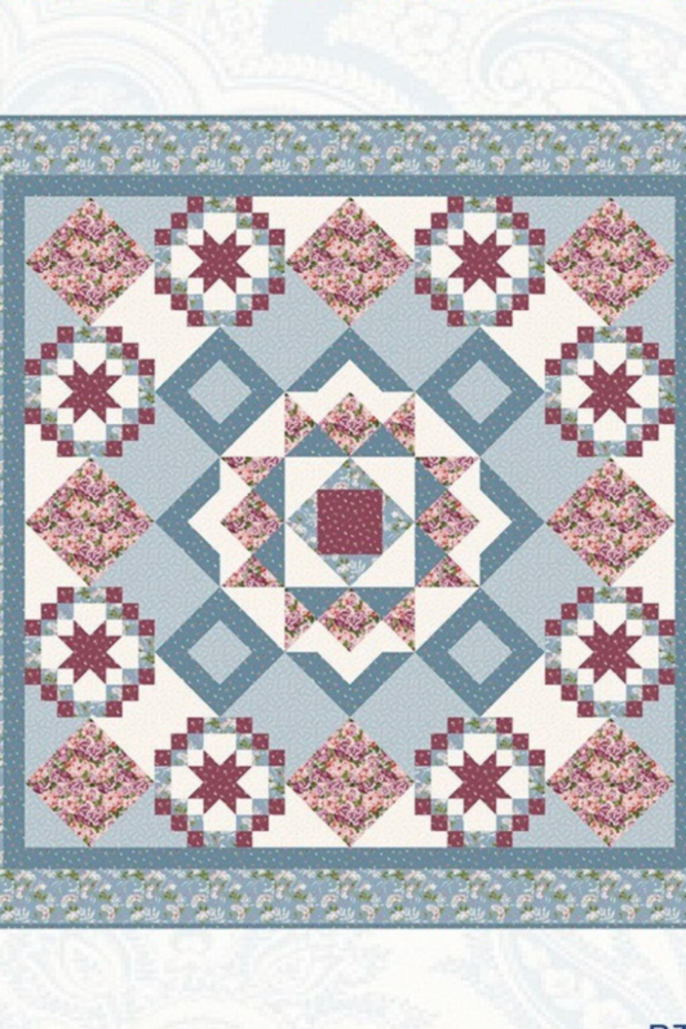 Blooming Bunch Quilt Kit, 74in x 74i