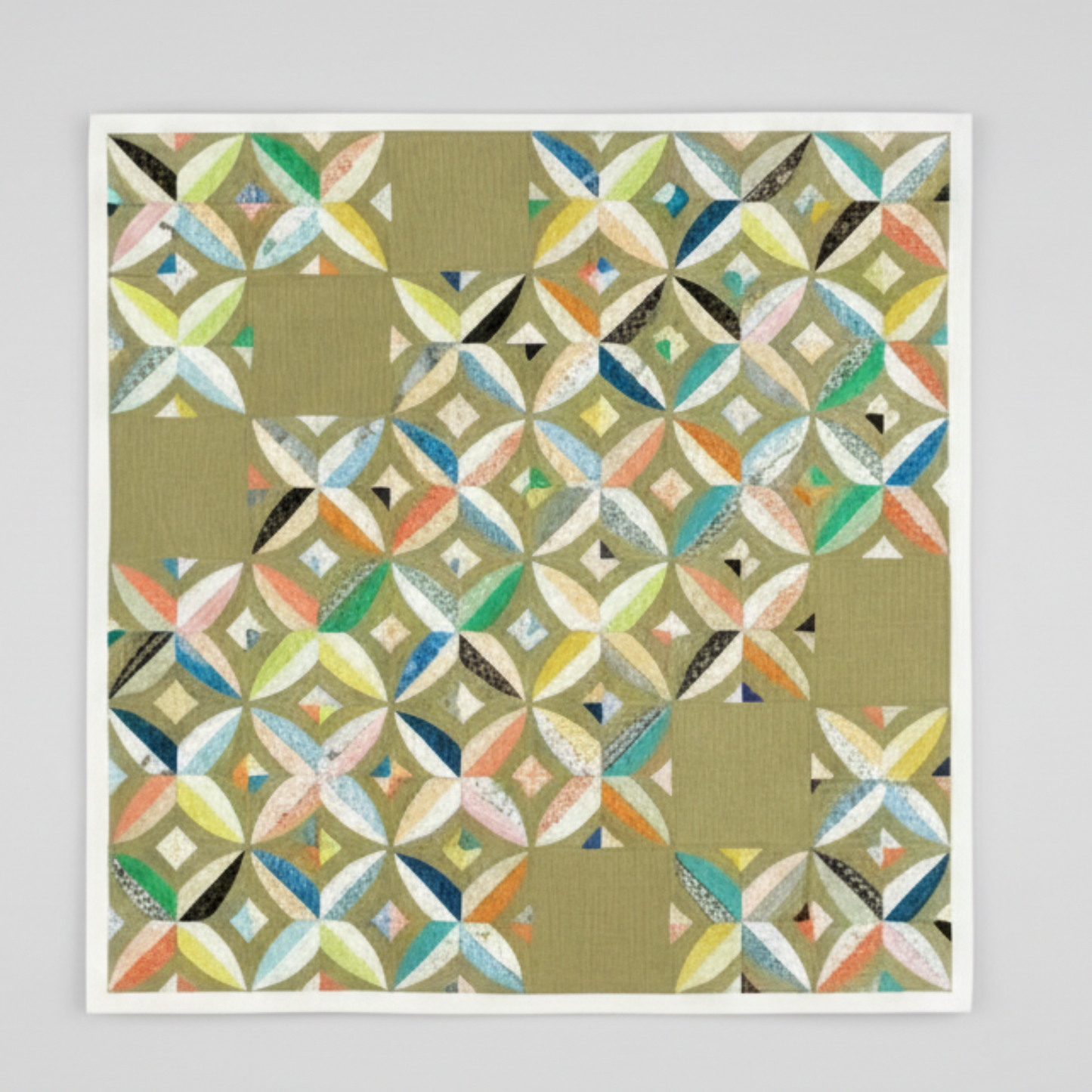 Quilt pattern book titled 'Chic Diamonds' by Sew Kind of Wonderful on a gray background.