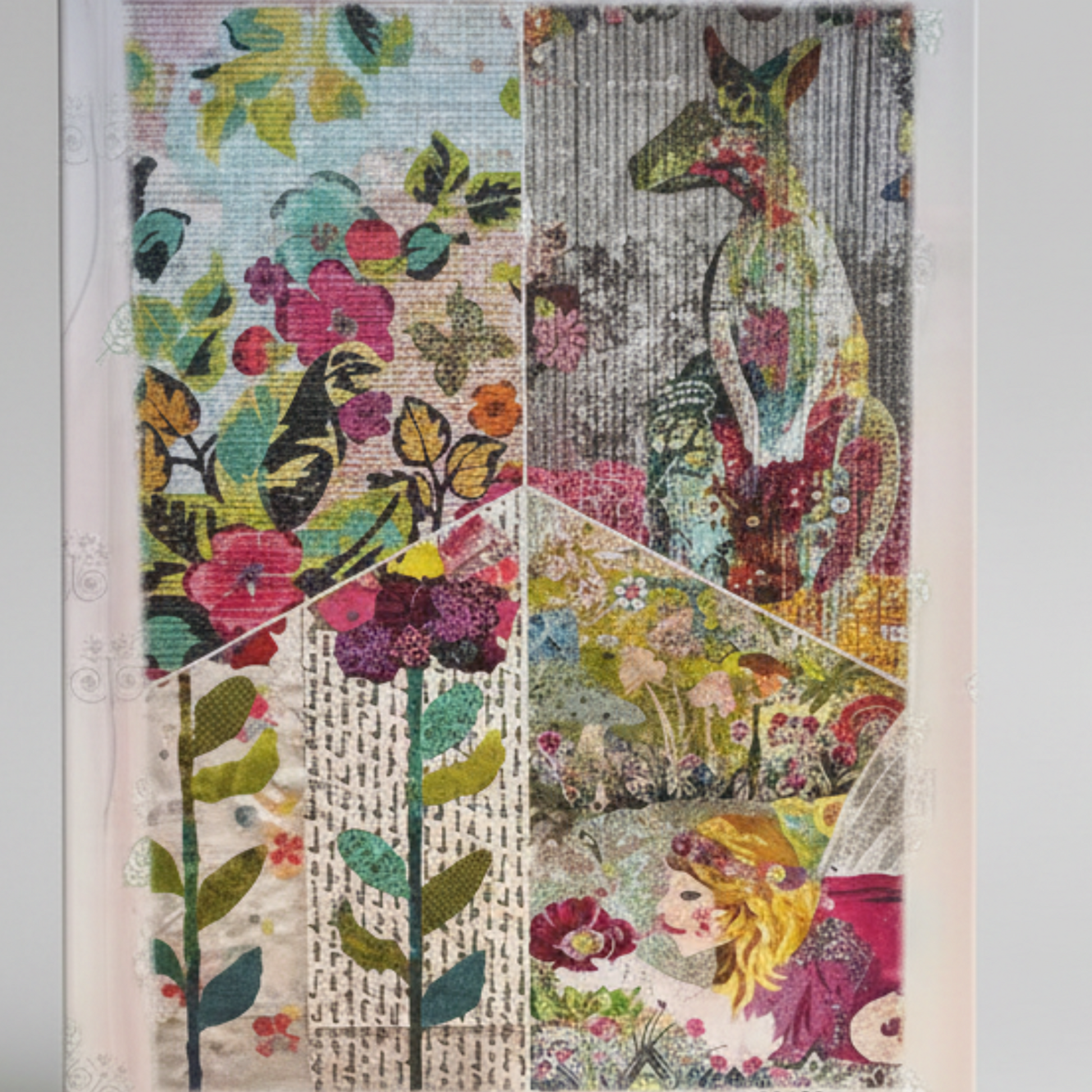 Laura’s Little Book of Collage softcover booklet showing collage artwork examples