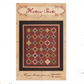 Hickory Sticks quilt pattern packaging with geometric diamond pattern on a red background