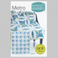 Quilt pattern packaging with 'Metro Lattice' design and 'Sew Kind of Wonderful' branding.