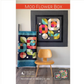 Robin Pickens quilt pattern packaging with a chair and wall art