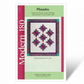 Quilt pattern book titled 'Pleiades' by Modern 180 with a star design on the cover.