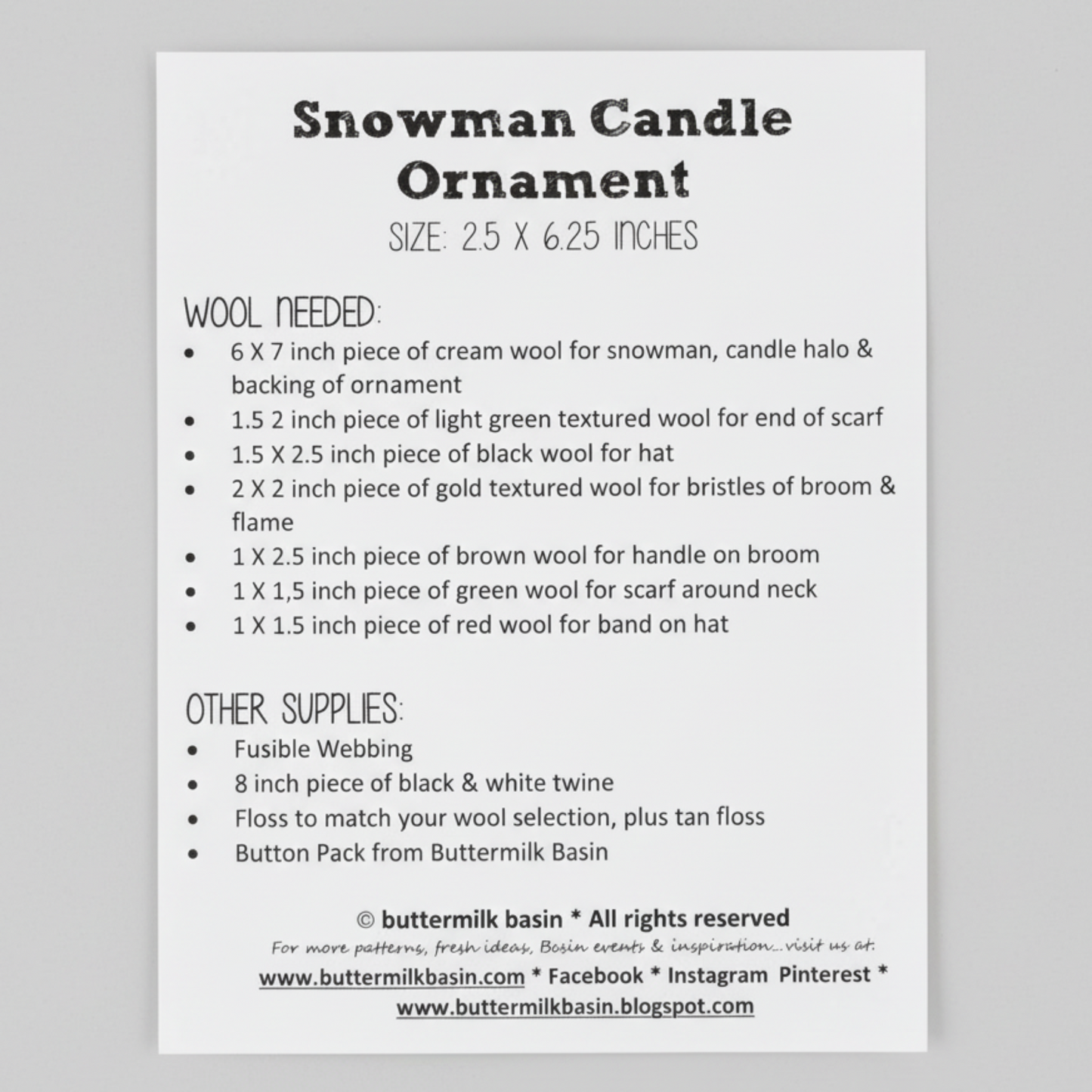 Instructions for a snowman candle ornament with required materials on a white background.