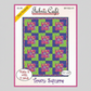 Quilt pattern packaging from Fabric Cafe with colorful quilt design and pricing information.