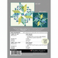 Quilt pattern packaging with fabric requirements and design details.