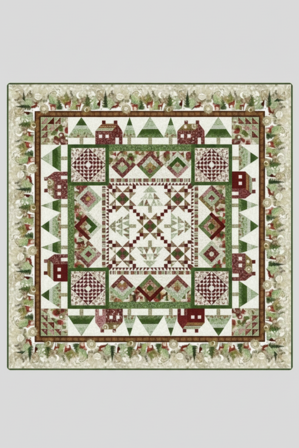 Winter Solstice II Magic of Winter Sampler Quilt Pattern