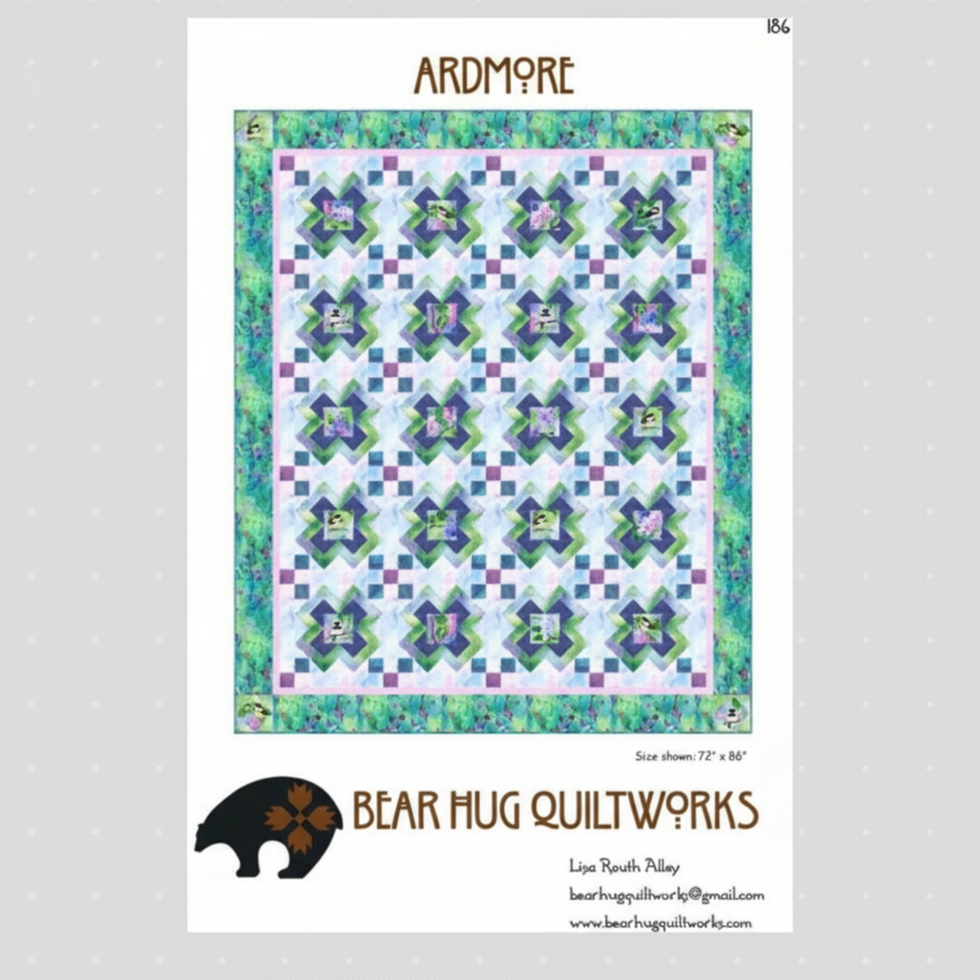 Ardmore Quilt Pattern - Five Size