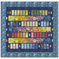 Colorful quilt with 'Bar Hop' design on a wooden chair, featuring Robin Pickens branding.