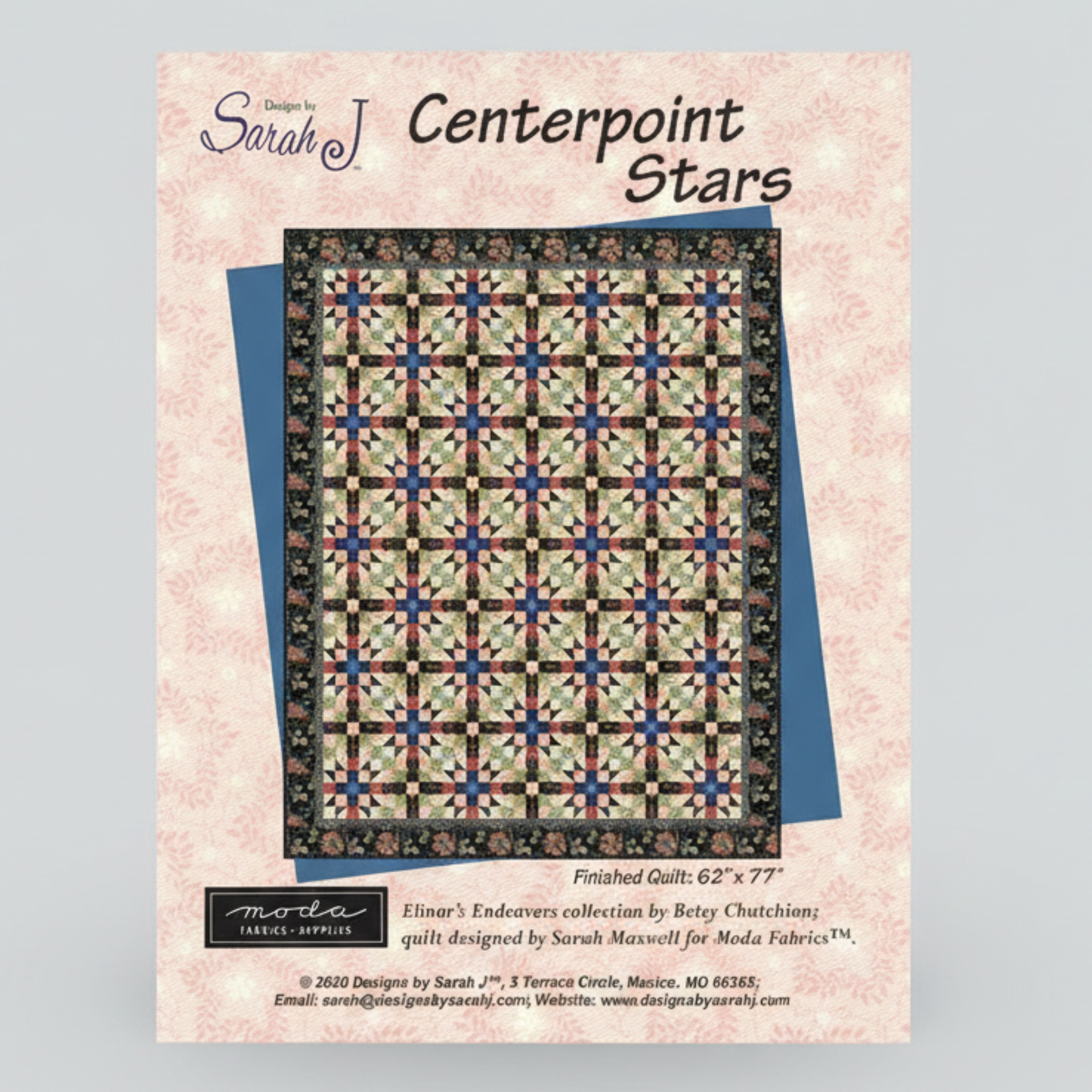 Centerpoint Stars Quilt Pattern – 62