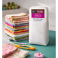 Sew Lazy Face-It Soft fusible interfacing 22 inch wide next to folded quilting fabric